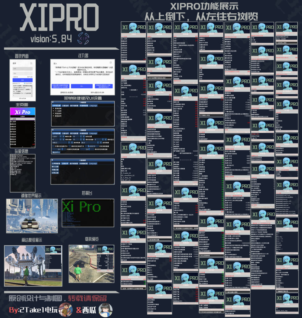 图片[2]-GTA5 XiPro/XiRush详解：功能教程、购买指南与微笑百宝库使用攻略 | 一站式教学